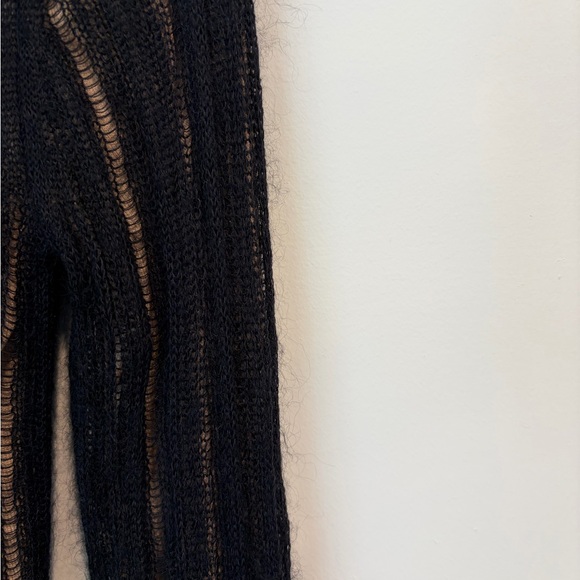 Vince Ladder Cotton & Mohair Blend Mockneck - Picture 3 of 8